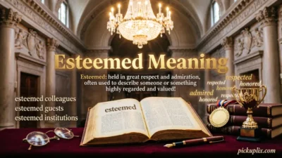 Esteemed Meaning