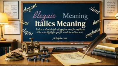 italics meaning