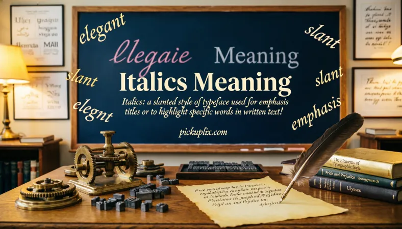 italics meaning