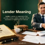 Lender Meaning