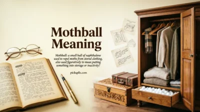 Mothball Meaning