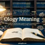 Ology Meaning