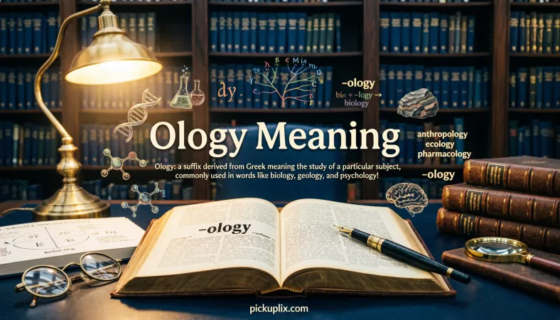 Ology Meaning