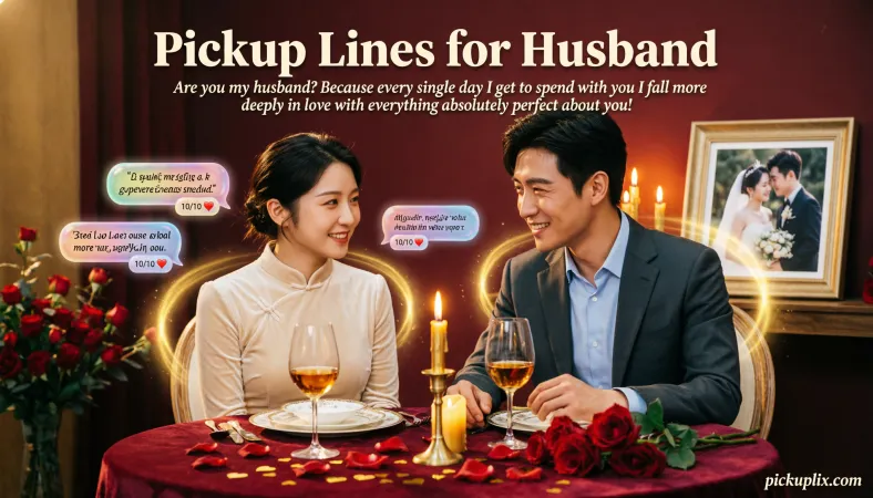 Pickup Lines for Husband