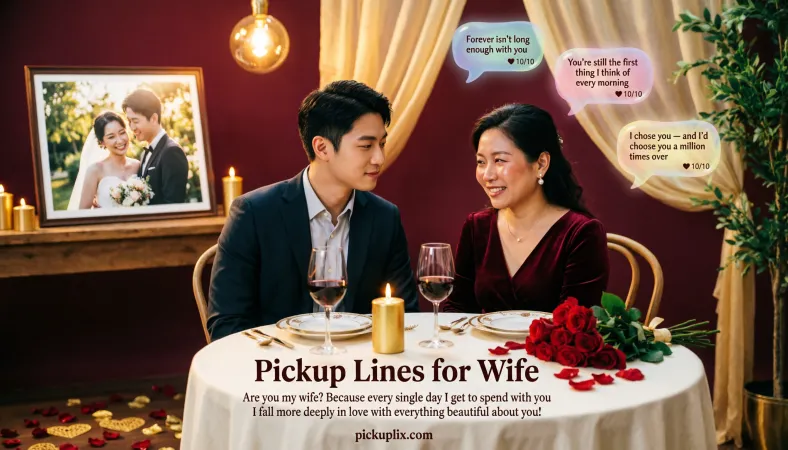 Pickup Lines for Wife
