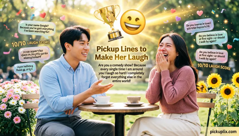 Pickup Lines to Make Her Laugh
