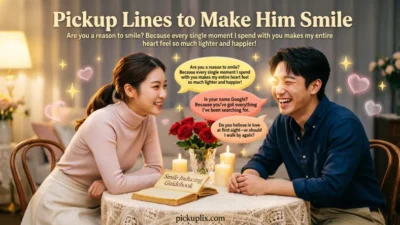 Pickup Lines to Make Him Smile