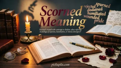 Scorned Meaning