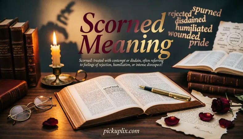 Scorned Meaning