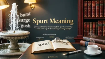 spurt meaning