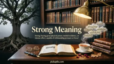 strong meaning