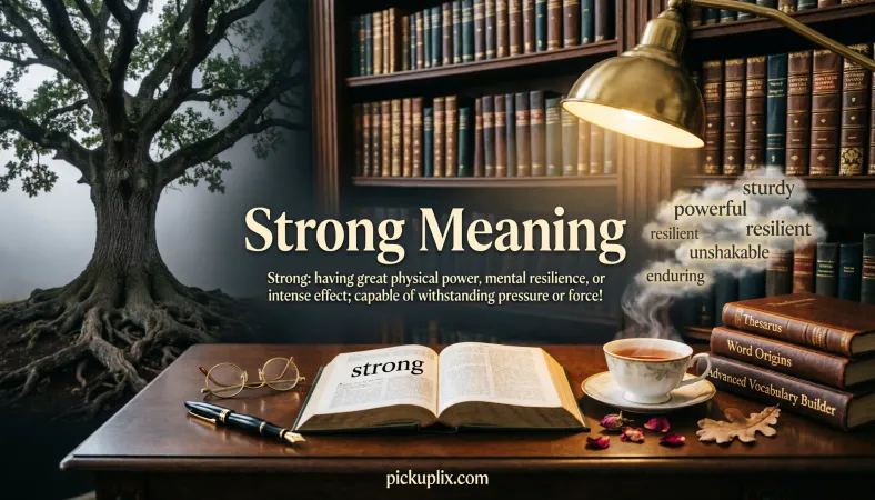 strong meaning