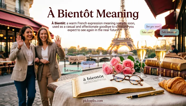À Bientôt Meaning