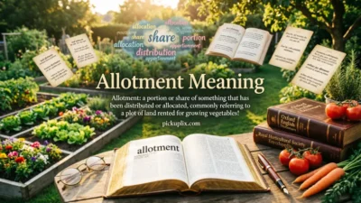 Allotment Meaning