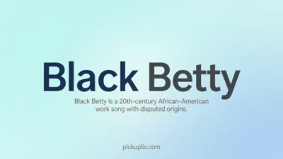Black Betty Meaning