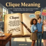 Clique Meaning