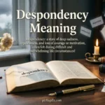 Despondency Meaning