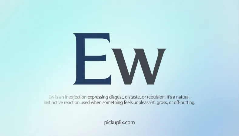 Ew Meaning