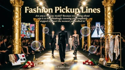 Fashion Pickup Lines