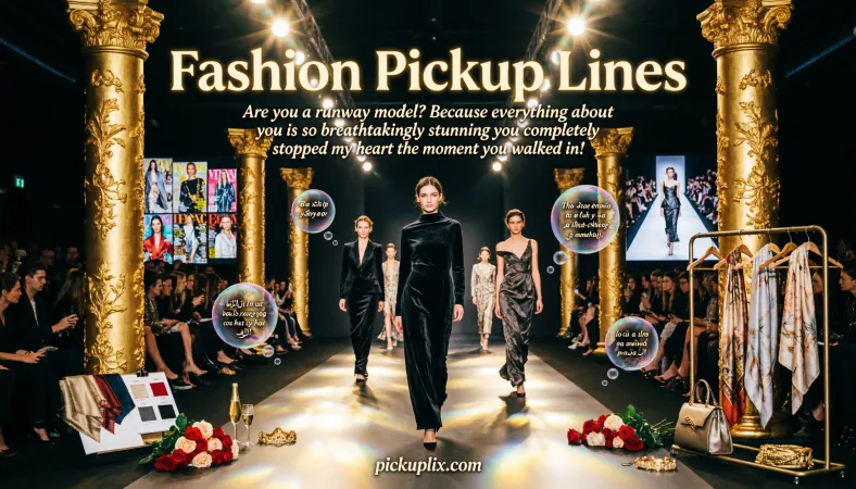 Fashion Pickup Lines