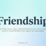 Friendship Meaning
