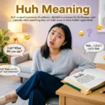 Huh Meaning