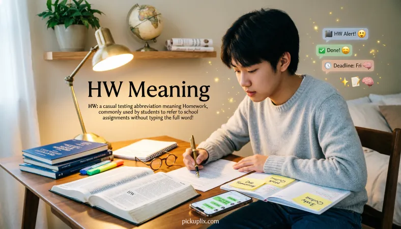HW Meaning