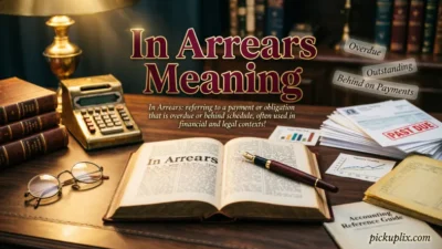 In Arrears Meaning