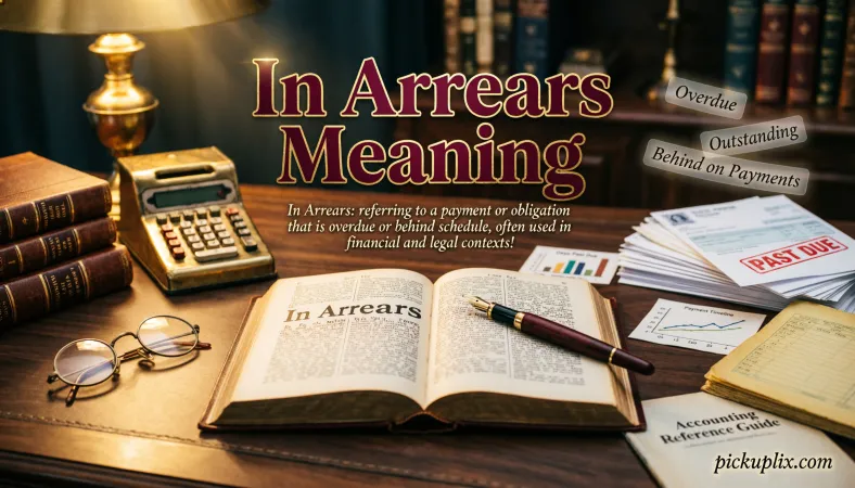 In Arrears Meaning