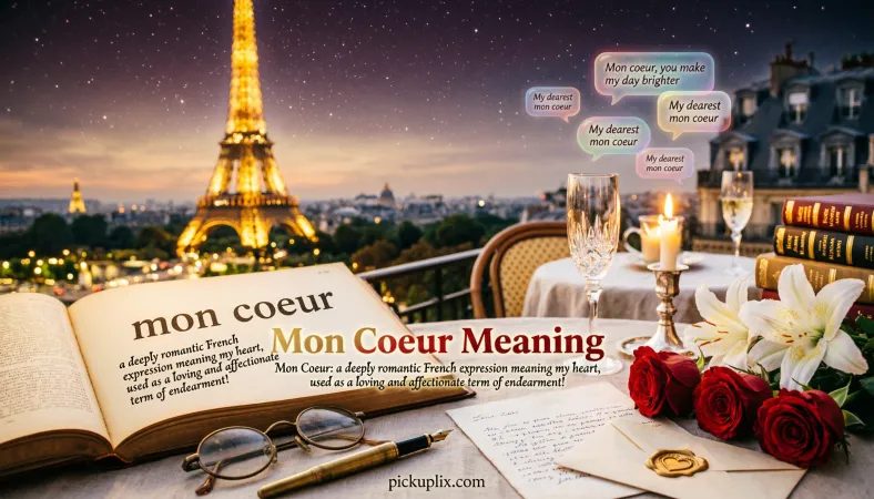 mon coeur meaning