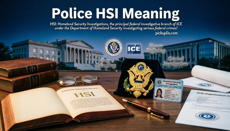 police hsi meaning