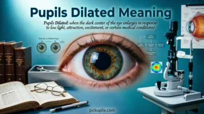 Pupils Dilated Meaning