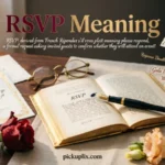 RSVP Meaning