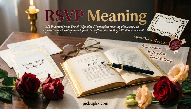 RSVP Meaning