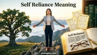 Self Reliance Meaning