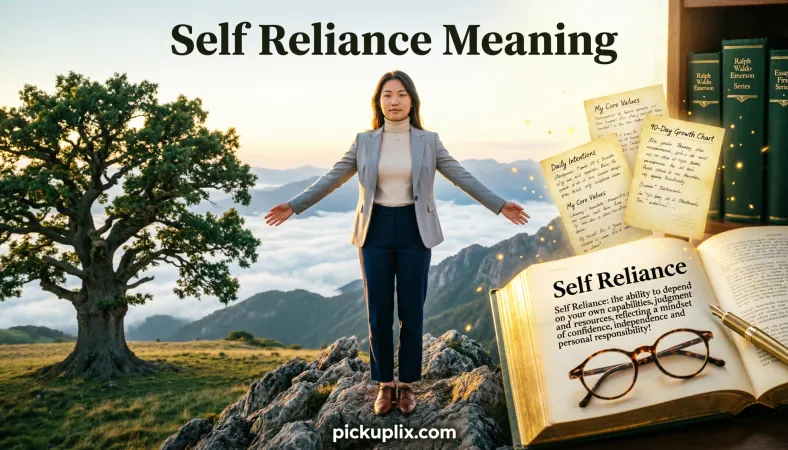 Self Reliance Meaning