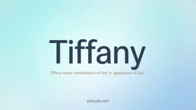 Tiffany Meaning