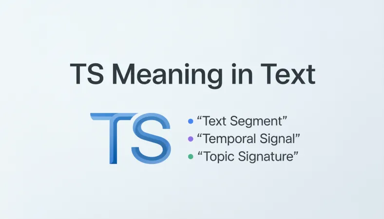 TS Meaning
